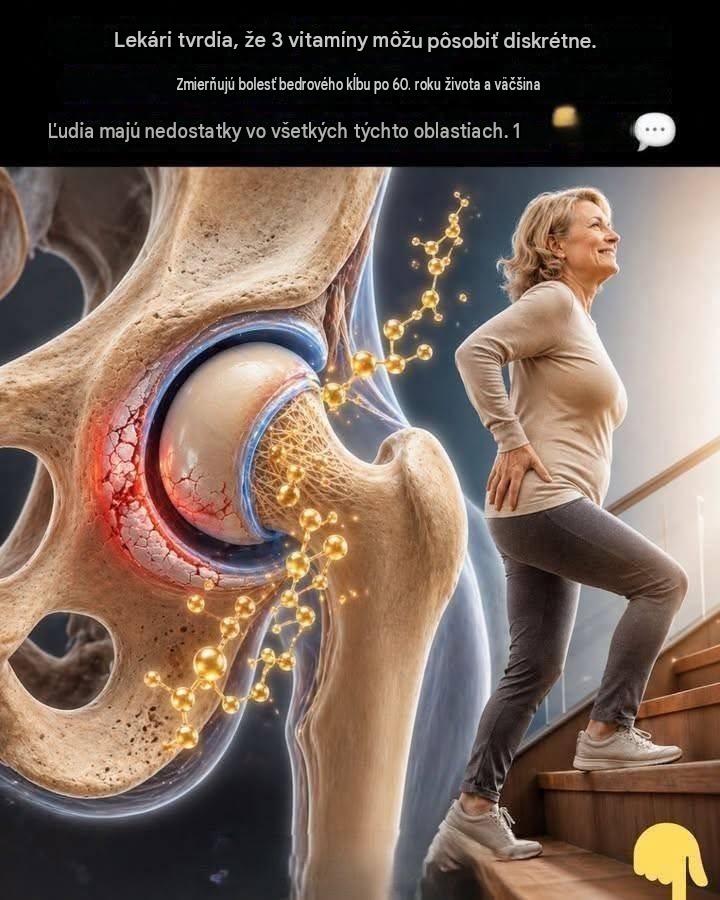 3 základné vitamíny pre osteoartrózu bedrového kĺbu – Rozlúčte sa s bolesťou