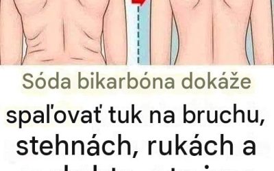 3 recepty s použitím sódy bikarbóny na spaľovanie brušného tuku