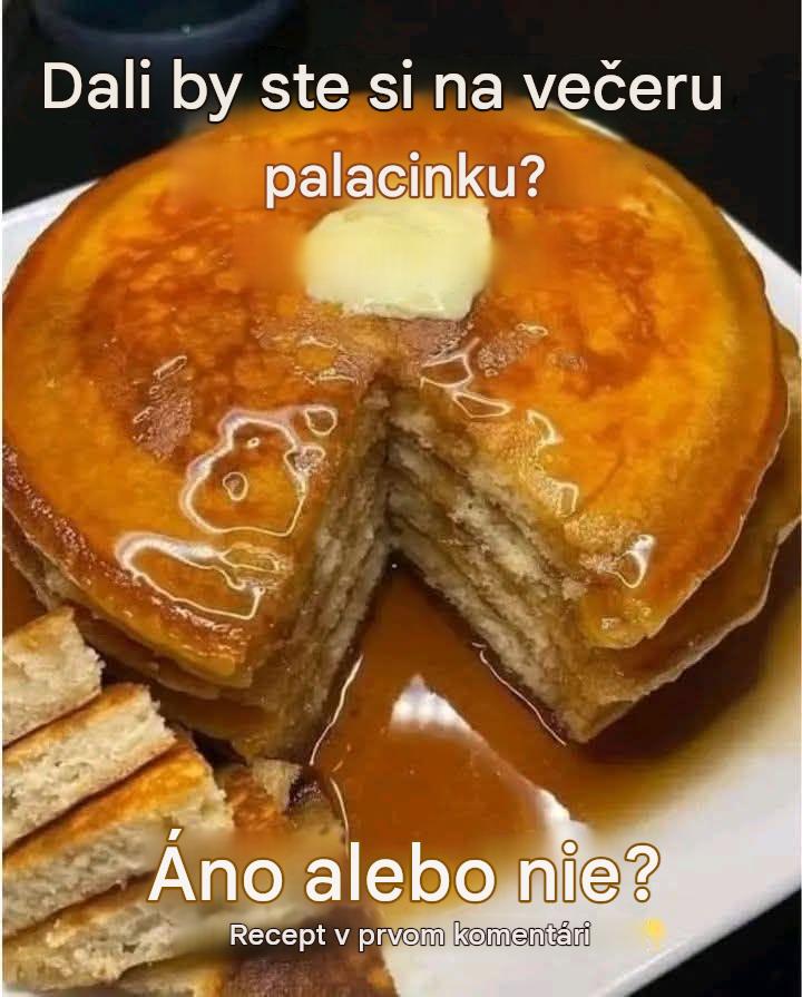 Dokonalá nadýchaná palacinka