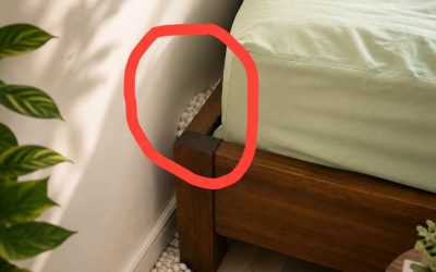 Tie biele gule blízko postele: vajíčka gekóna alebo len mach na nahradenie?