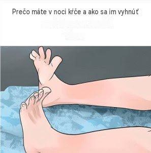 Preto máme v noci kŕče